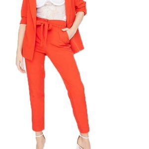 Revamped Red Paperbag Pant